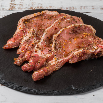 Μπριζολάκια Κόντρα Μπαχαρωμένα με θυμάρι και γλυκό μπούκοβο 500gr