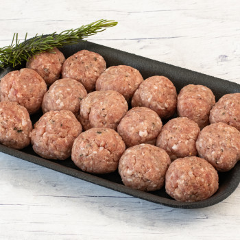 Κεφτεδάκια από μοσχαρίσιο-χοιρινό κιμά (10τμχ/500g)